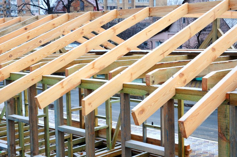 A Frame Roof Installation