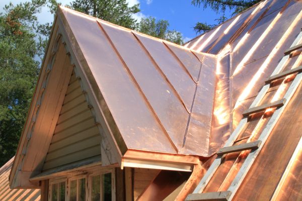 Copper Roof Construction in Brattleboro